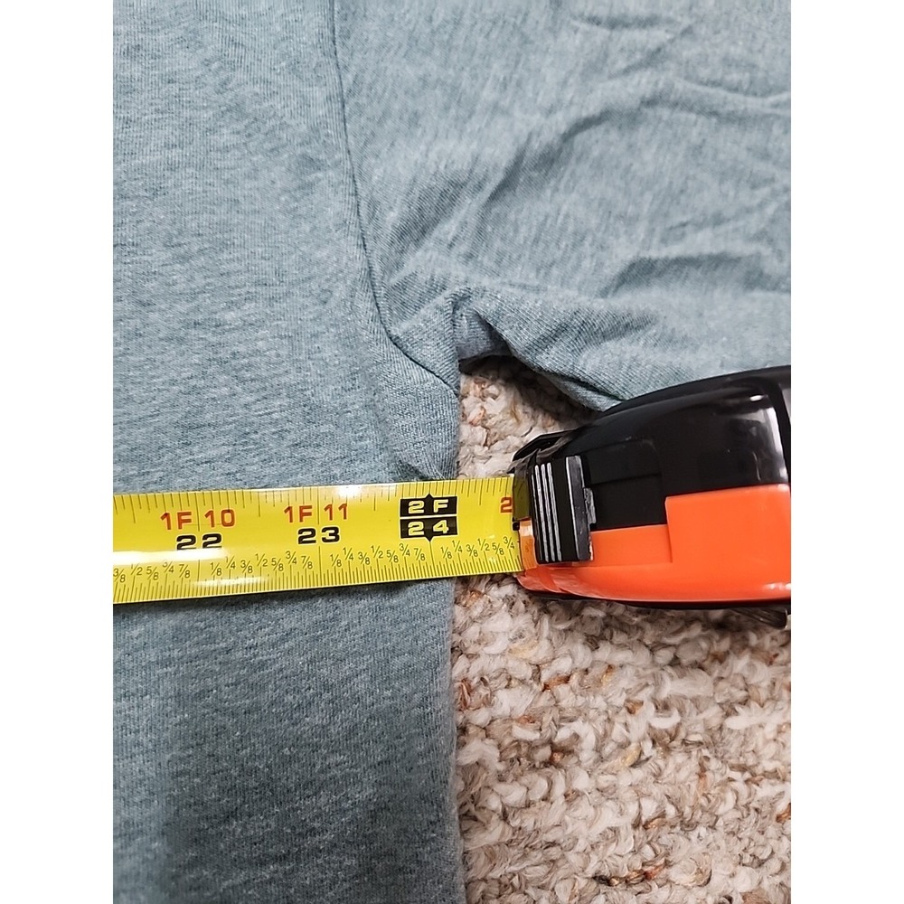BeCause Tee Hemlock Forest Graphic T-Shirt XXL Blue Green Evergreen Trees New - Picture 9 of 13